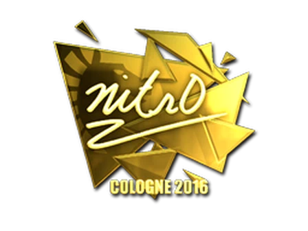 Sticker | nitr0 (Gold) | Cologne 2016 image