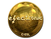 Sticker | electronic (Gold) | Katowice 2019 image