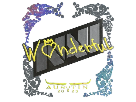 Sticker | w0nderful (Holo) | Austin 2025 image
