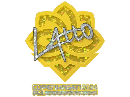 Sticker | latto (Glitter) | Copenhagen 2024 image