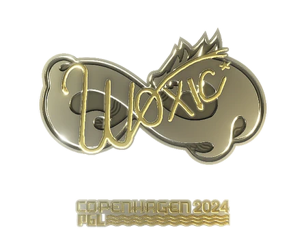 Sticker | woxic (Gold) | Copenhagen 2024 image