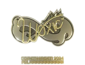 Sticker | woxic (Gold) | Copenhagen 2024 image
