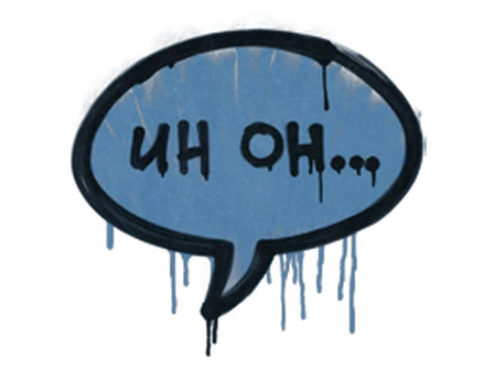 Sealed Graffiti | Uh Oh (Monarch Blue) image