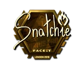 Sticker | snatchie (Gold) | London 2018 image