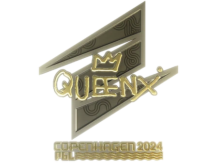 Sticker | Queenix (Gold) | Copenhagen 2024 image
