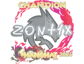Sticker | zont1x (Champion) | Shanghai 2024 image