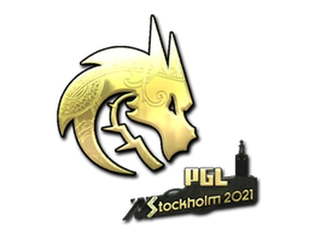 Sticker | Team Spirit (Gold) | Stockholm 2021 image