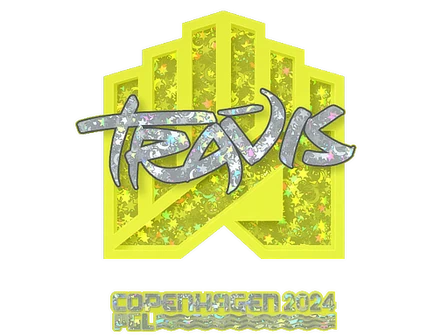 Sticker | TRAVIS (Glitter) | Copenhagen 2024 image