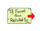 Sticker | Please Return To image