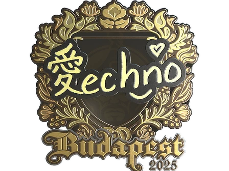 Sticker | Techno4K (Gold) | Budapest 2025 image