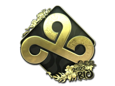 Sticker | Cloud9 (Gold) | Rio 2022 image
