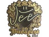 Sticker | Jee (Gold) | Budapest 2025 image