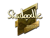 Sticker | Skadoodle (Gold) | Boston 2018 image