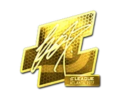 Sticker | fox (Gold) | Atlanta 2017 image