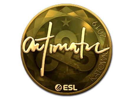 Sticker | autimatic (Gold) | Katowice 2019 image