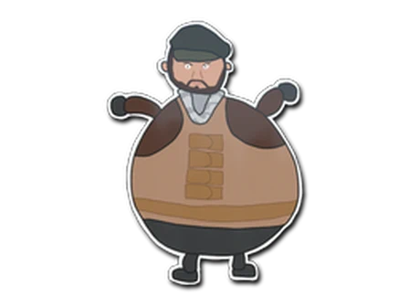 Sticker | Poorly Drawn Balkan image