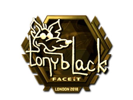 Sticker | tonyblack (Gold) | London 2018 image