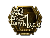 Sticker | tonyblack (Gold) | London 2018 image