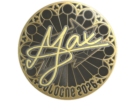 Sticker | max (Gold) | Cologne 2026 image