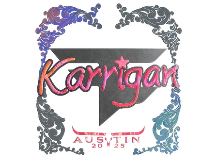 Sticker | karrigan (Holo) | Austin 2025 image