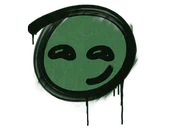 Sealed Graffiti | Smirk (Jungle Green) image