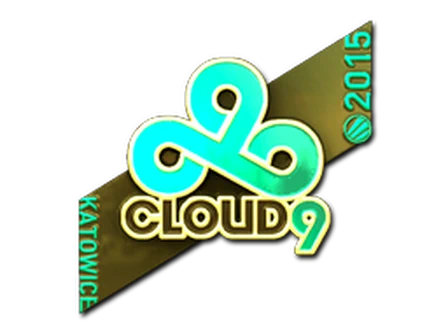 Sticker | Cloud9 G2A (Gold) | Katowice 2015 image