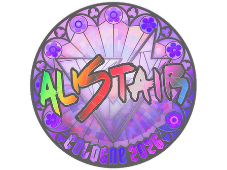 Sticker | aliStair (Holo) | Cologne 2026 image