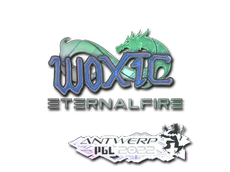 Sticker | woxic (Holo) | Antwerp 2022 image