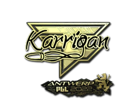 Sticker | karrigan (Gold) | Antwerp 2022 image