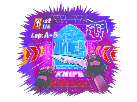 Sticker | First Lap (Holo) image