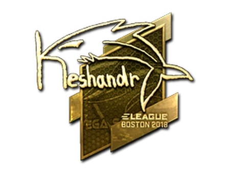 Sticker | keshandr (Gold) | Boston 2018 image