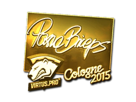 Sticker | pashaBiceps (Gold) | Cologne 2015 image