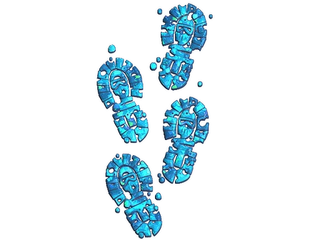 Sticker | CT Tracks (Glitter) image