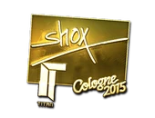 Sticker | shox (Gold) | Cologne 2015 image