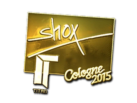 Sticker | shox (Gold) | Cologne 2015 image