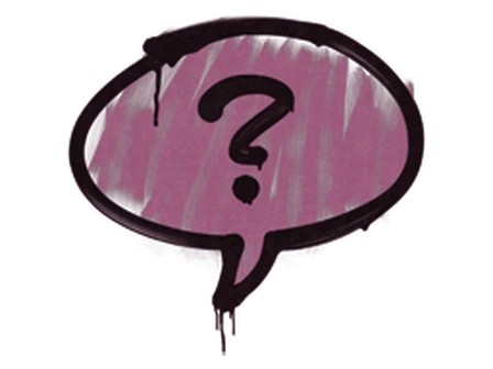 Sealed Graffiti | Question Mark (Princess Pink) image