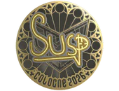 Sticker | susp (Gold) | Cologne 2026 image