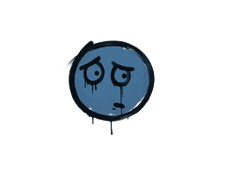 Sealed Graffiti | Worry (Monarch Blue) image