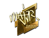 Sticker | MAJ3R (Gold) | Boston 2018 image