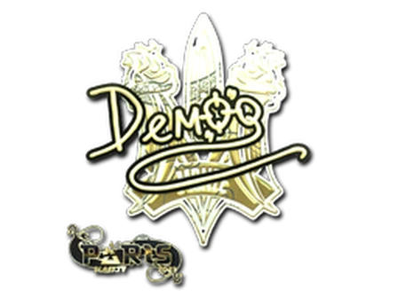 Sticker | DemQQ (Gold) | Paris 2023 image
