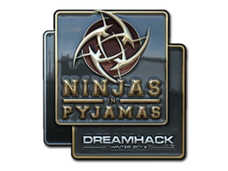 Sticker | Ninjas in Pyjamas (Foil) | DreamHack 2014 image