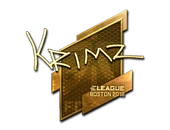 Sticker | KRIMZ (Gold) | Boston 2018 image