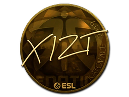 Sticker | Xizt (Gold) | Katowice 2019 image