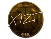 Sticker | Xizt (Gold) | Katowice 2019 image