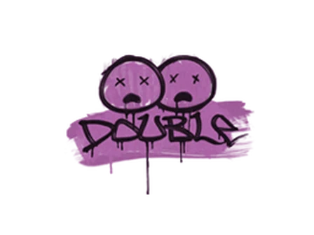 Sealed Graffiti | Double (Bazooka Pink) image