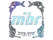Sticker | MIBR (Holo) | Austin 2025 image