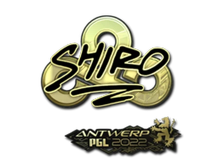 Sticker | sh1ro (Gold) | Antwerp 2022 image