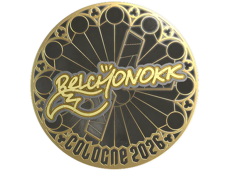 Sticker | BELCHONOKK (Gold) | Cologne 2026 image