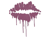 Sealed Graffiti | Kiss (Princess Pink) image