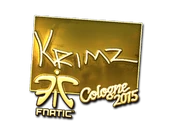Sticker | KRIMZ (Gold) | Cologne 2015 image